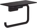 Wall Toilet Tissue Holder in Matte Black