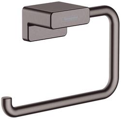 Wall Toilet Tissue Holder in Brushed Black Chrome