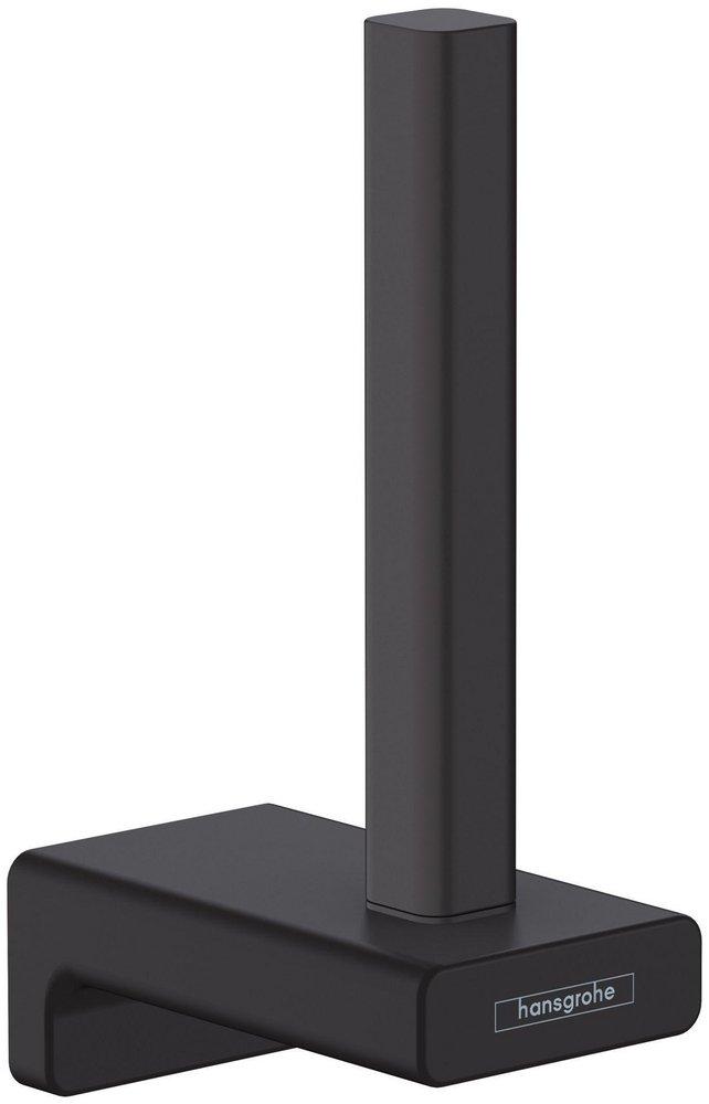 Hansgrohe Matte Black Wall Toilet Tissue Holder 