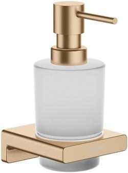 6.76 oz. Wall Mount Metal Soap Dispenser in Brushed Bronze
