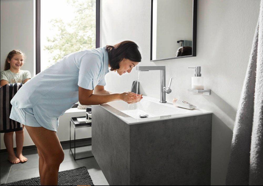 Hansgrohe Brushed Bronze 6.76 oz. Wall Mount Metal Soap Dispenser 