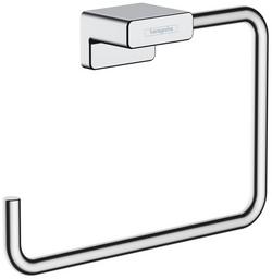 Rectangular Open Towel Ring in Chrome