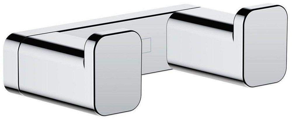Hansgrohe Chrome 2-Hook Robe Hook 