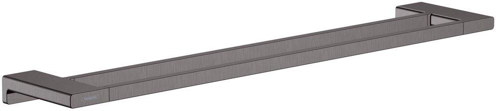 Hansgrohe Brushed Black Chrome 24 in. Towel Bar 
