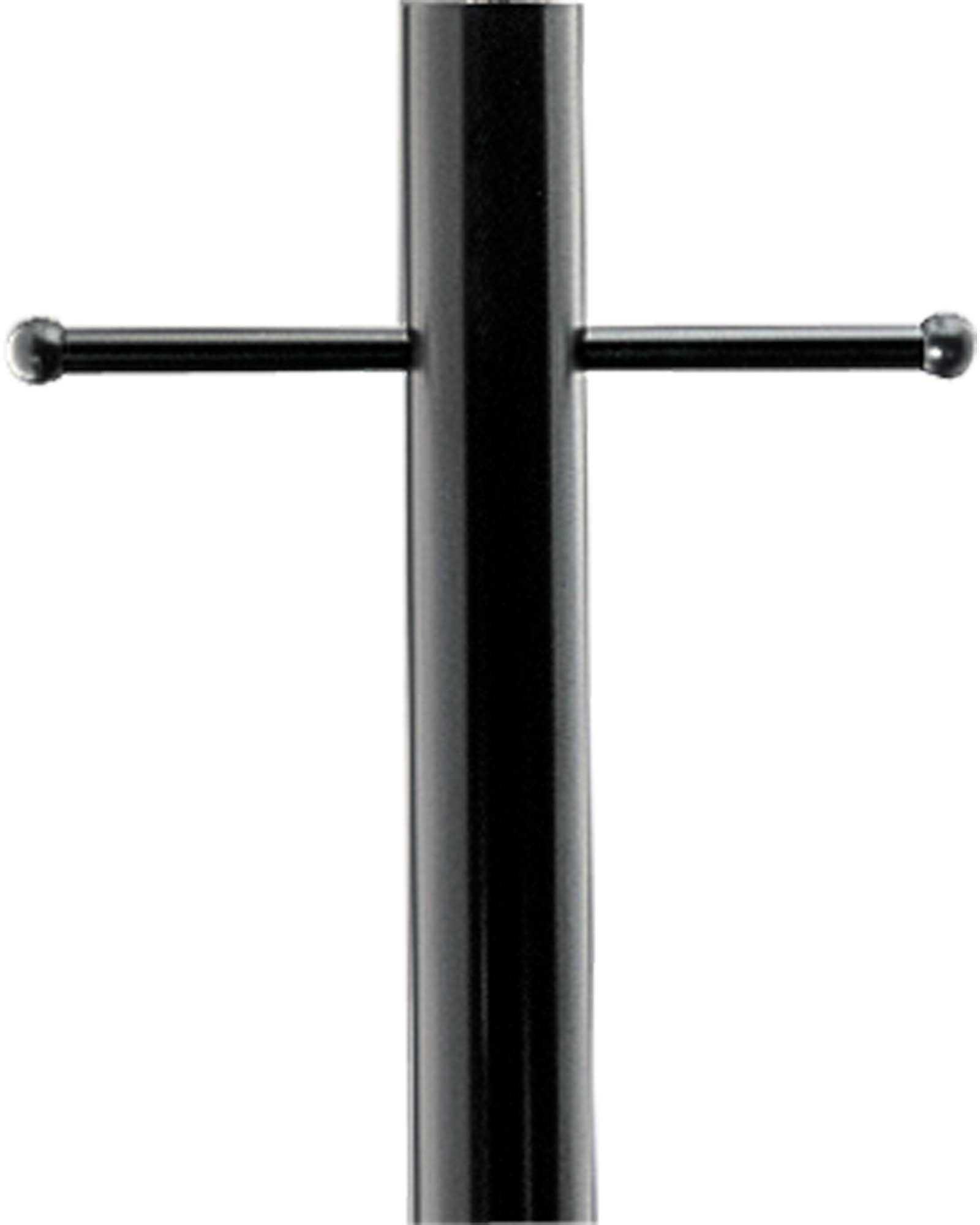 Progress Lighting Black Post with Ladder Rest 
