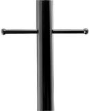 Progress Lighting Black Post with Ladder Rest 