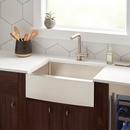 Signature Hardware Stainless Steel 24 x 20-3/4 in. Single Bowl Farmhouse Kitchen Sink 