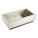 Signature Hardware Stainless Steel 33 x 20 in. Single Bowl Farmhouse Kitchen Sink 