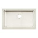 Signature Hardware Stainless Steel 33 x 20 in. Single Bowl Farmhouse Kitchen Sink 