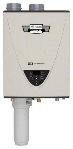 199 MBH Indoor Condensing Natural Gas Tankless Water Heater with X3&reg; Scale Prevention
