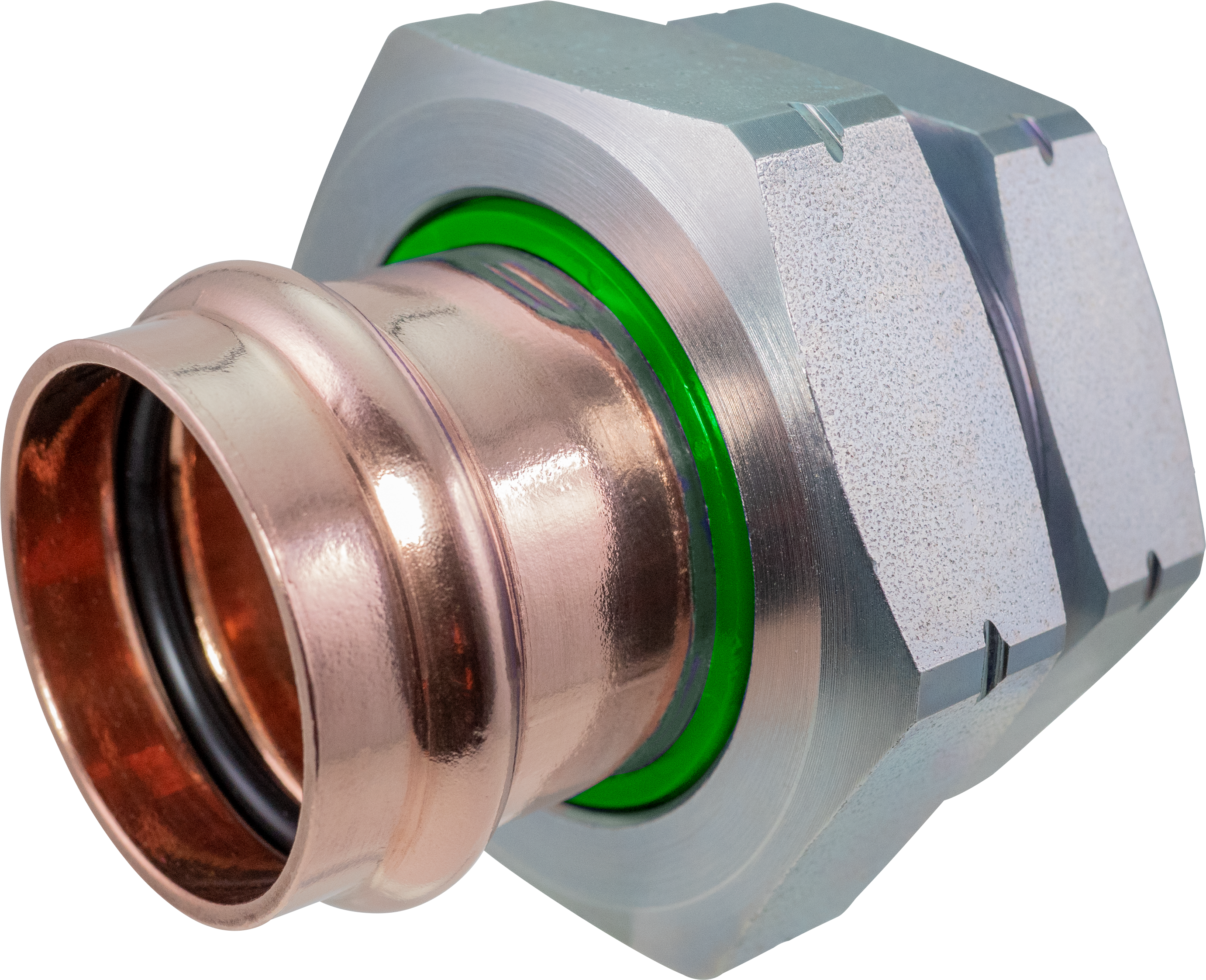 Apollo&reg; Press Copper Press x FPT 250F Domestic Zinc Copper, Plastic and Steel Dielectric Union 