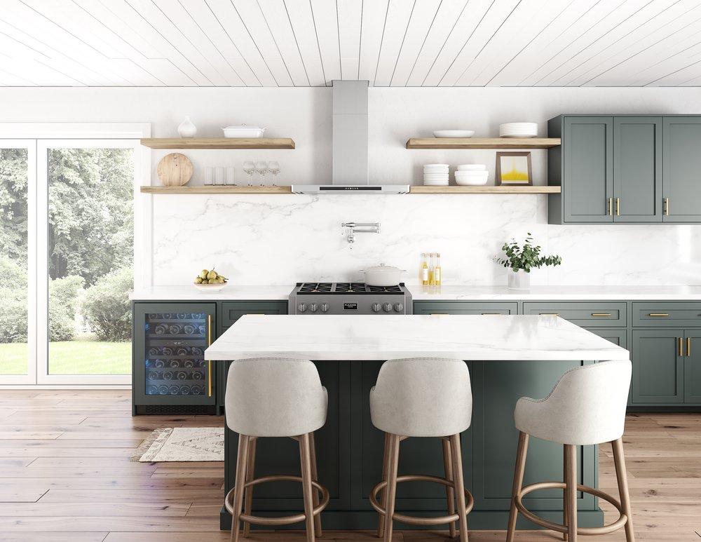 Vista 36 in. Wall Hood Body Only in Stainless Steel 