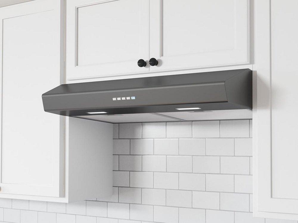 Zephyr Stainless Steel 30 in. 400 cfm Under Cabinet Round Ducted Hood 