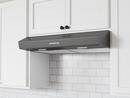 Zephyr Stainless Steel 30 in. 400 cfm Under Cabinet Round Ducted Hood 