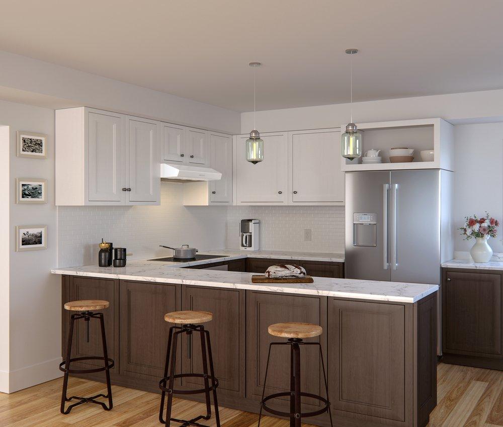 Breeze II 30 in. Under Cabinet LED Hood in White 