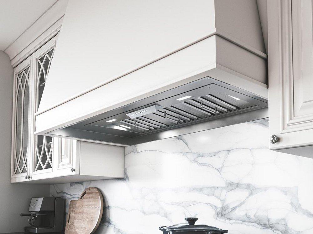 Zephyr Stainless Steel 38 in. 390 cfm Round Ducted Hood 