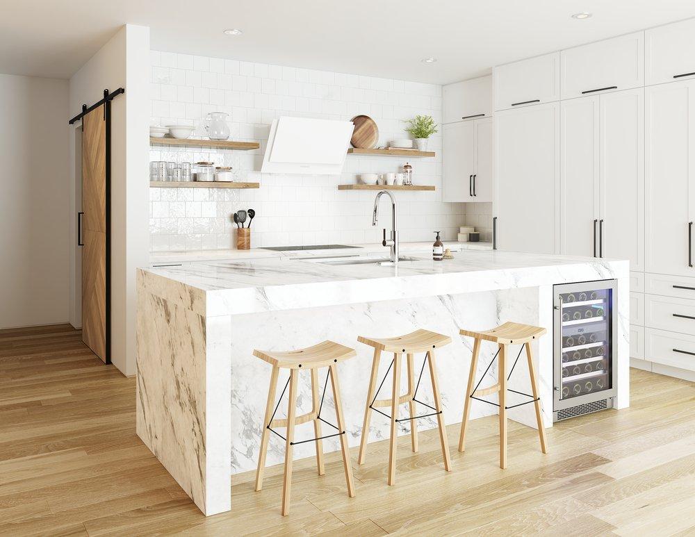 Apex 90 cm Hood Body Only in Matte White 