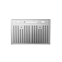 30 in. 600 cfm Round Ducted Hood in Stainless Steel