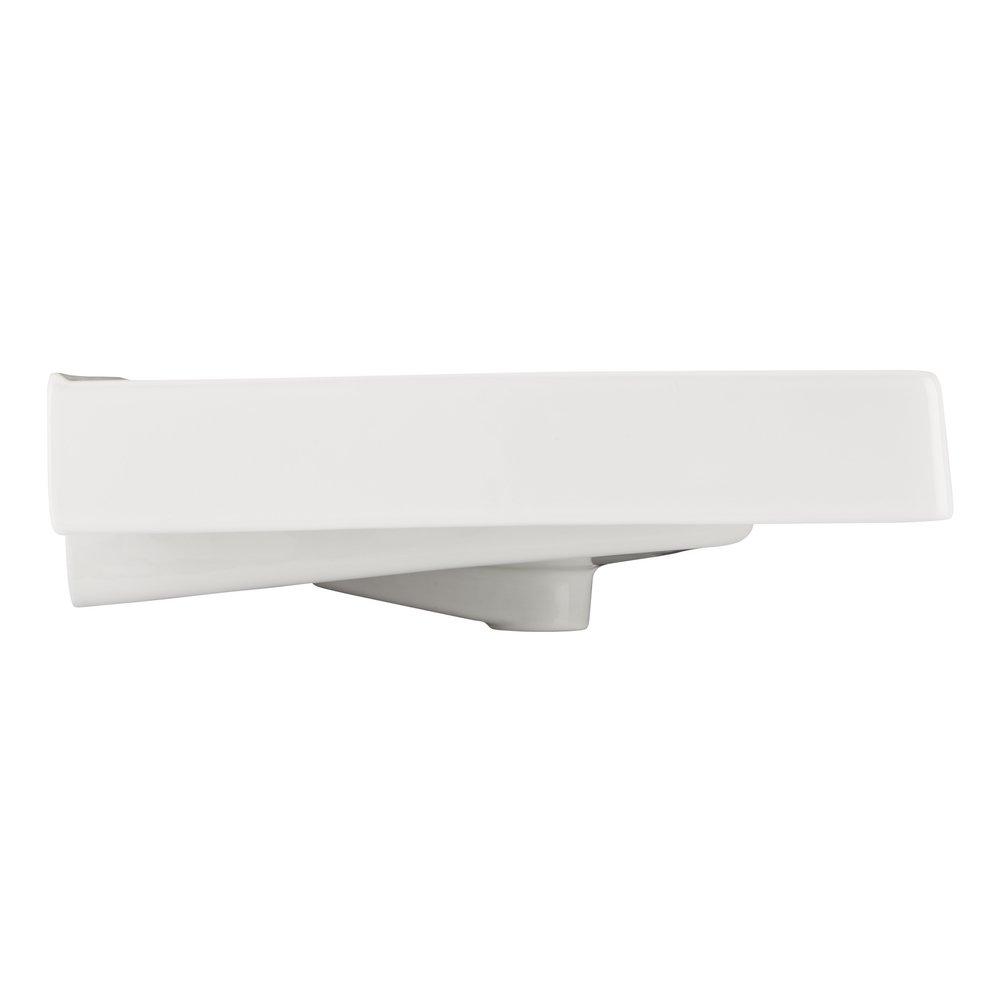 Signature Hardware White Top Mount Bathroom Sink 