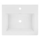 Signature Hardware White Top Mount Bathroom Sink 