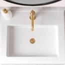 Signature Hardware White Top Mount Bathroom Sink 