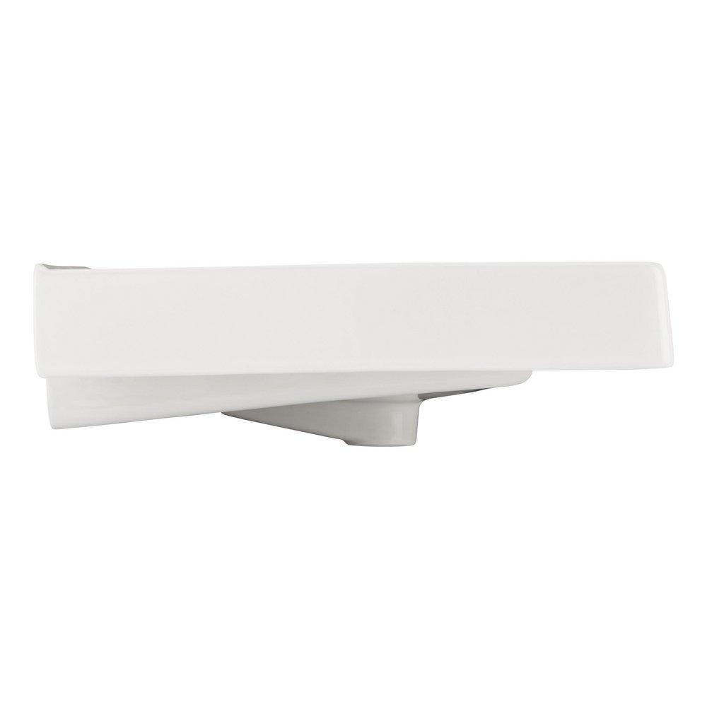 Signature Hardware White Top Mount Bathroom Sink 