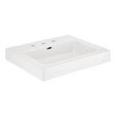 Signature Hardware White Top Mount Bathroom Sink 
