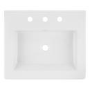 Signature Hardware White Top Mount Bathroom Sink 