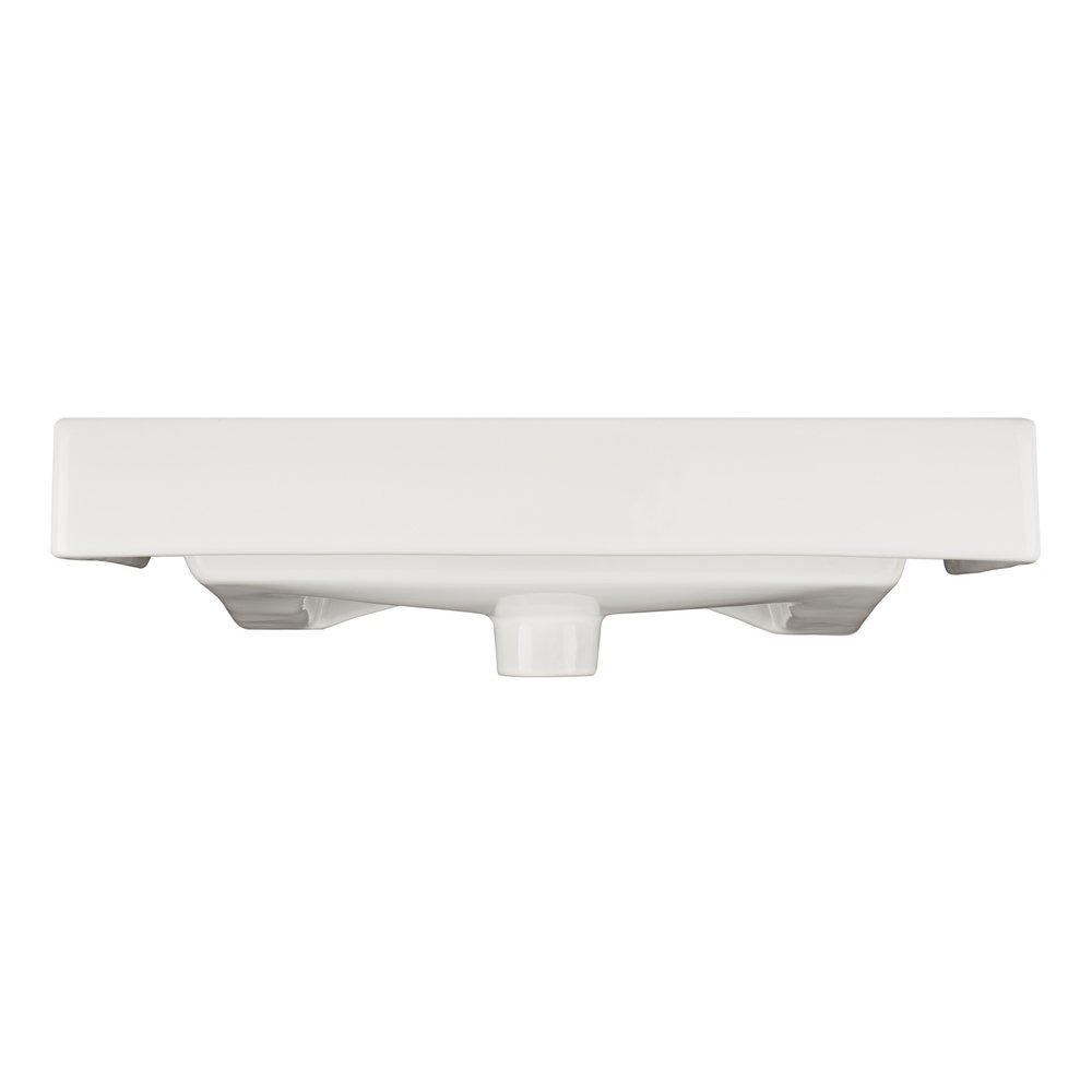 Signature Hardware White Top Mount Bathroom Sink 