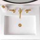 Signature Hardware White Top Mount Bathroom Sink 
