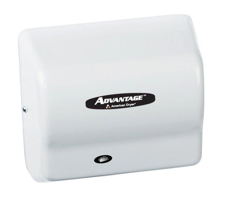 World Dryer White 110VAC/240VAC Hand Dryer 