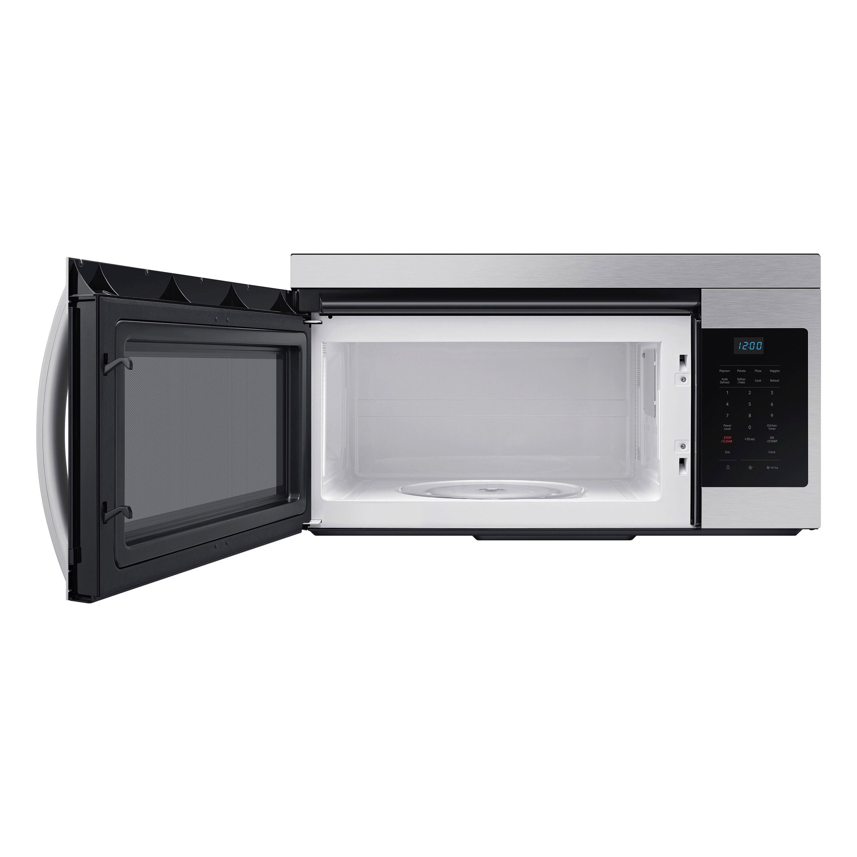 Samsung Stainless Steel 29-7/8 in. 1580W Recirculating Over the Range Microwave 
