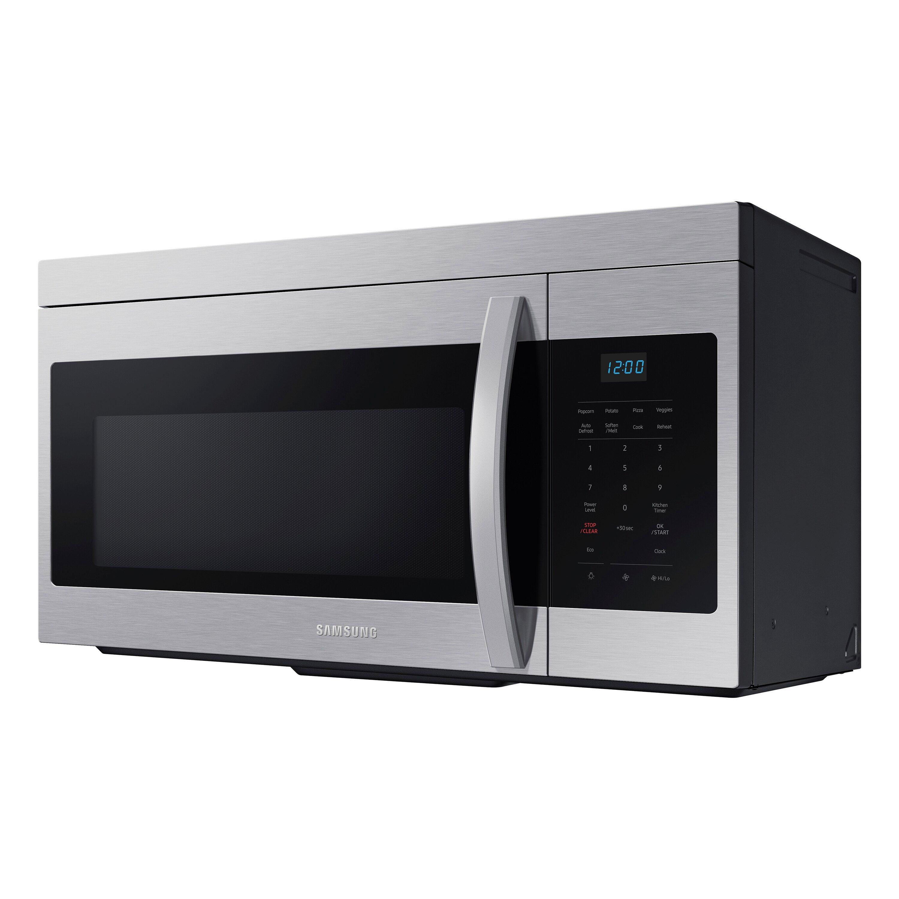 Samsung Stainless Steel 29-7/8 in. 1580W Recirculating Over the Range Microwave 