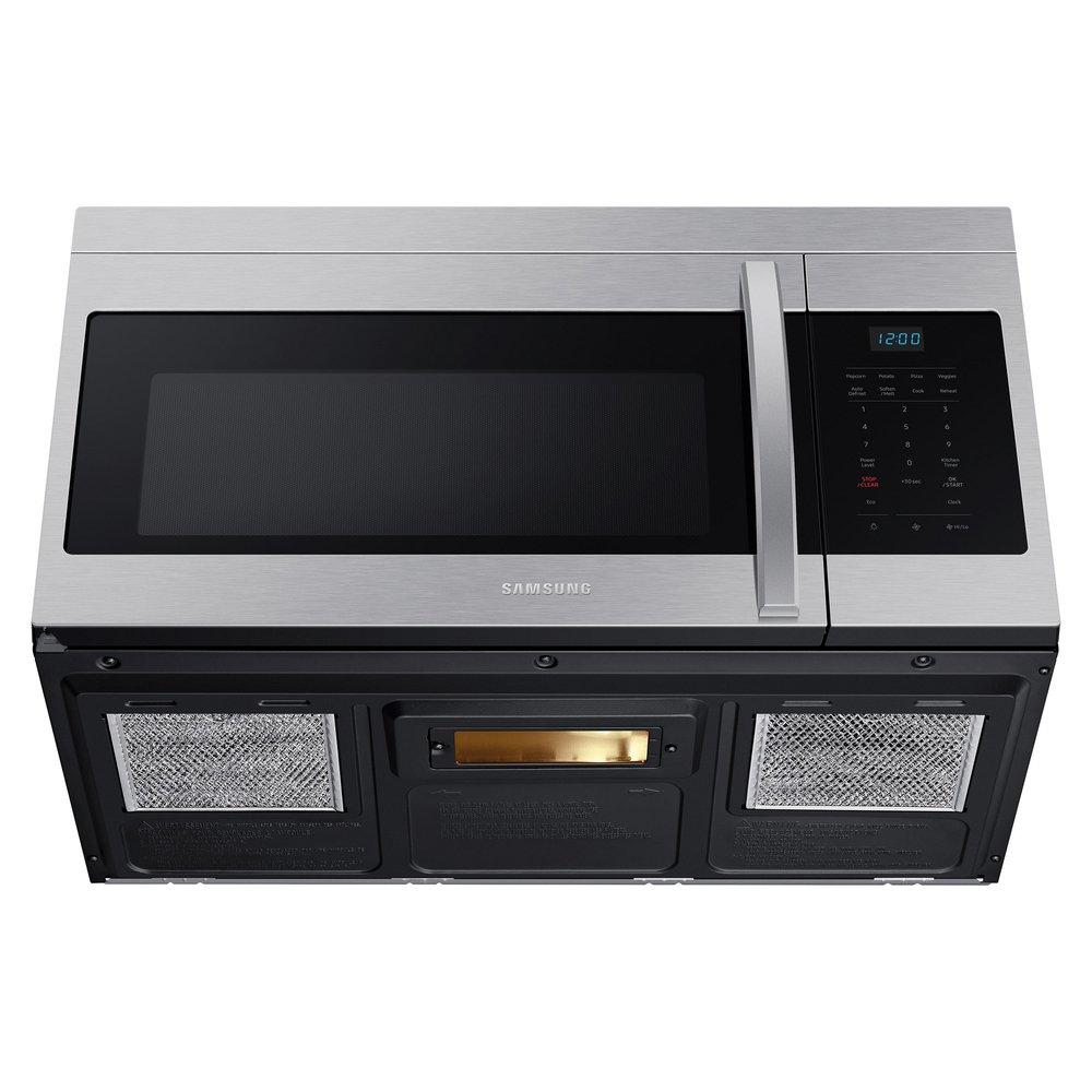 Samsung Stainless Steel 29-7/8 in. 1580W Recirculating Over the Range Microwave 