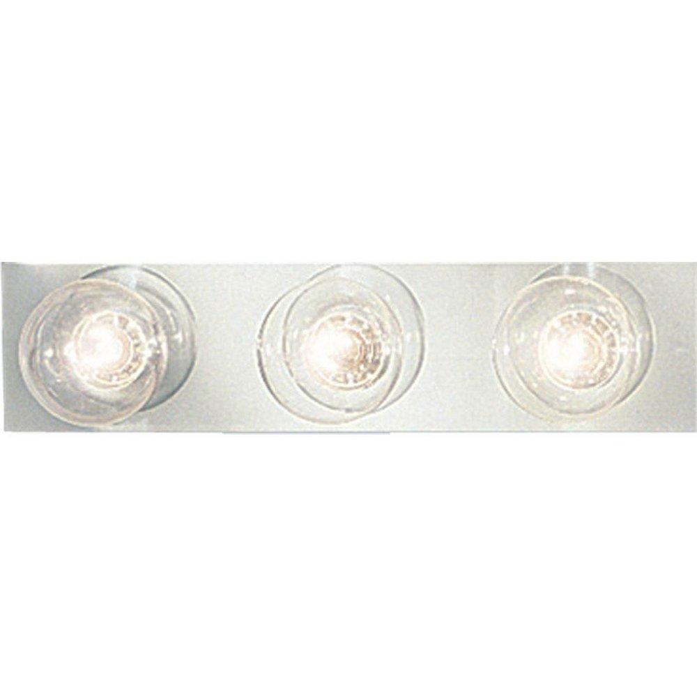 Progress Lighting Polished Chrome 18 in. 60W 3-Light Vanity Fixture 