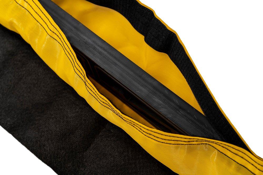 9 ft. High Visibility GutterGator Curb Inlet Filter 