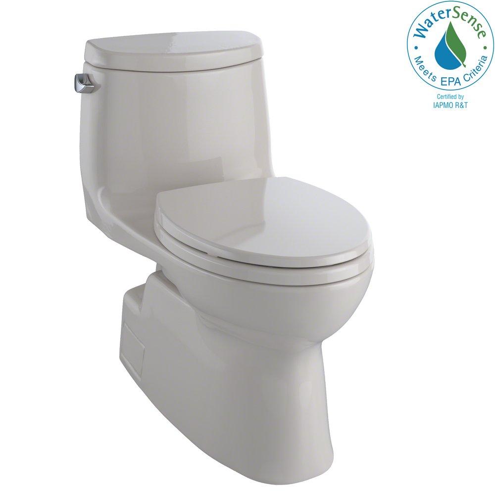 1.28 gpf Elongated One Piece Toilet in Sedona Beige 