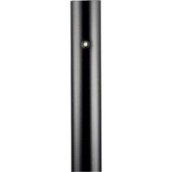 7 ft. Aluminum Post with Photocell in Black
