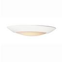 1-1/4 x 7-1/2 in. 15W 1-Light Integrated LED Flush Mount Ceiling Fixture in White
