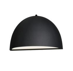 15W 1-Light 4-1/2 in. Outdoor Wall Sconce in Black