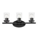 Maxim Lighting&reg; Black 60W 3-Light Medium E-26 Vanity Fixture 