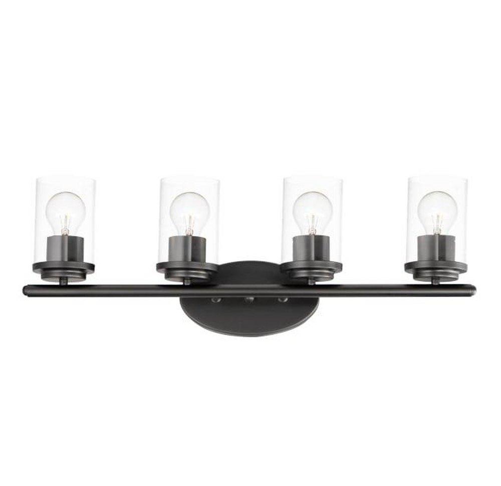 Maxim Lighting&reg; Black 240W 4-Light Medium E-26 Vanity Fixture 