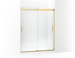 74 x 59-5/8 in. Frameless Sliding Shower Door in Vibrant&reg; Brushed Moderne Brass