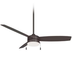 54 in. 3-Blade Indoor/Outdoor Integrated LED Ceiling Fan in Oil Rubbed Bronze