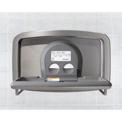 Recessed Horizontal Baby Changing Station in Stainless Steel