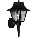 Progress Lighting Black 17 x 8 in. 60W 1-Light Outdoor Wall Lantern 