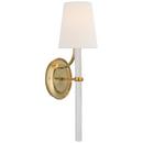 40W 1-Light 18 in. Wall Sconce in Soft Brass
