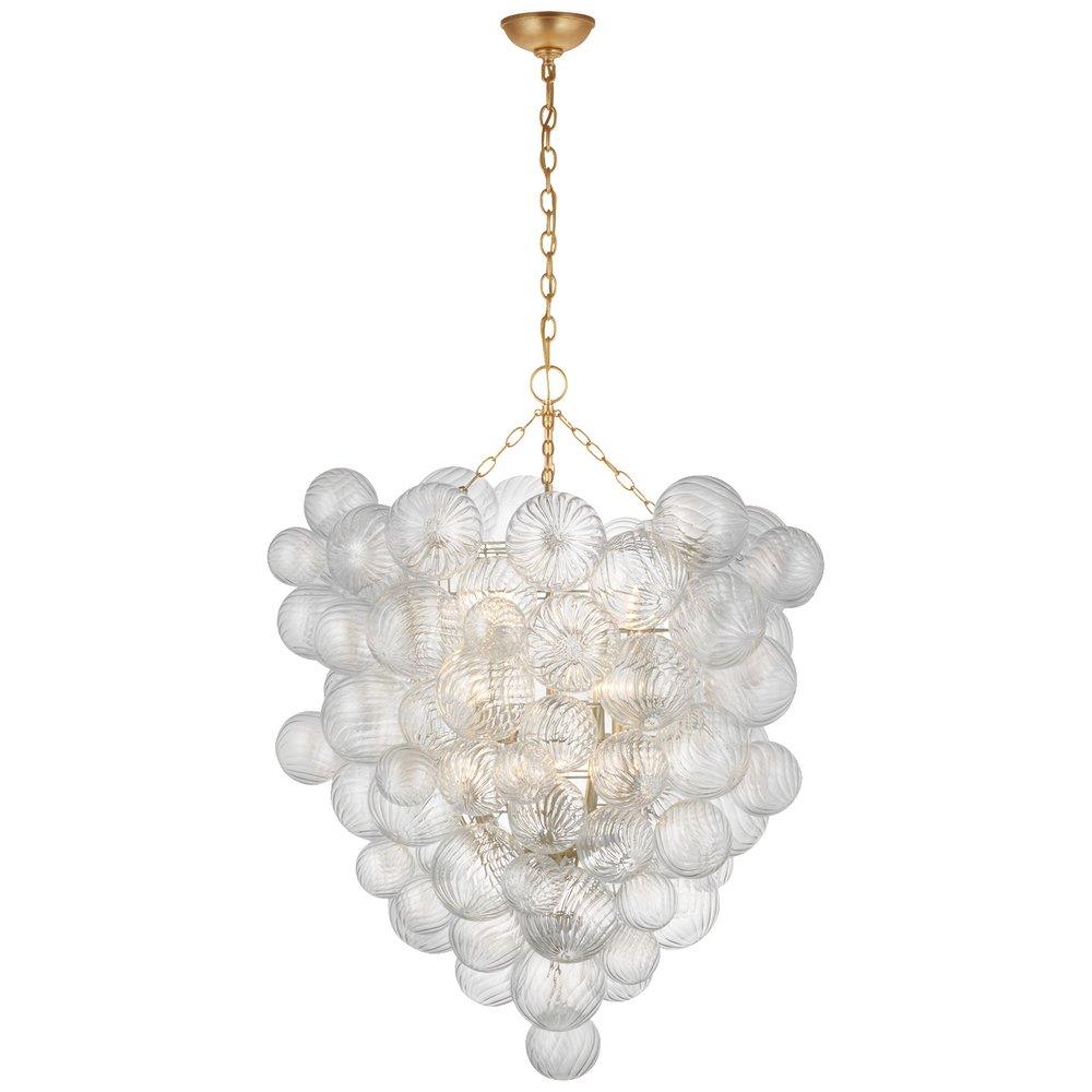 Visual Comfort & Co. Signature Gild 44-1/2 x 36-1/2 in. 6.5W 1-Tier 12-Light LED Transitional Chandelier 