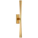 1-Light 20W 25 in. Wall Sconce in Hand-Rubbed Antique Brass