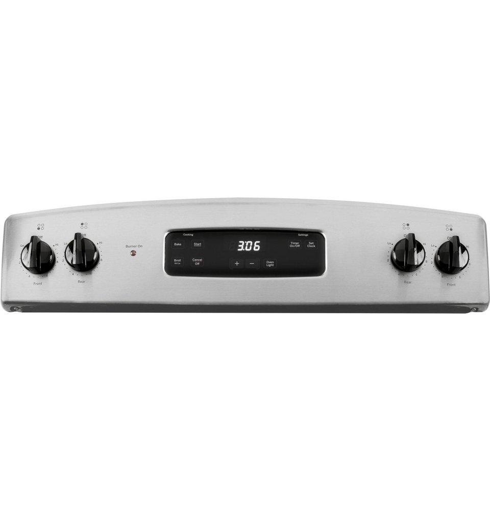 30 in. Electric 4-Burner Coil Freestanding Range in Stainless Steel 